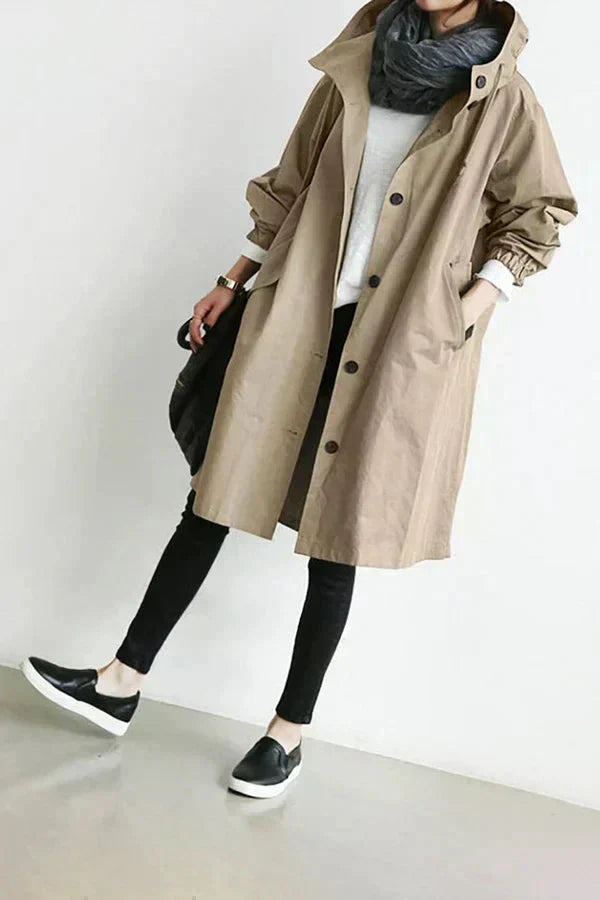 Solara™ Elegante Autumn Trench Coat
