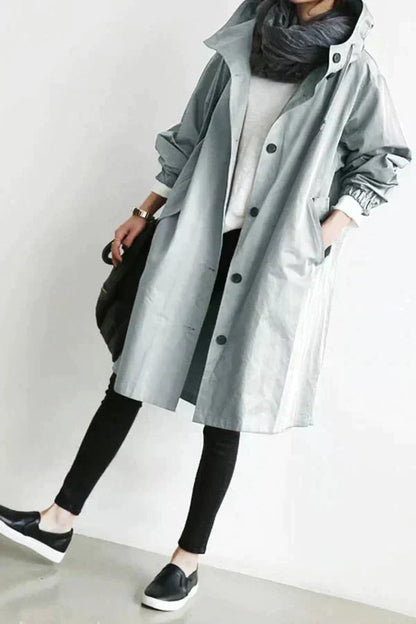 Solara™ Elegante Autumn Trench Coat