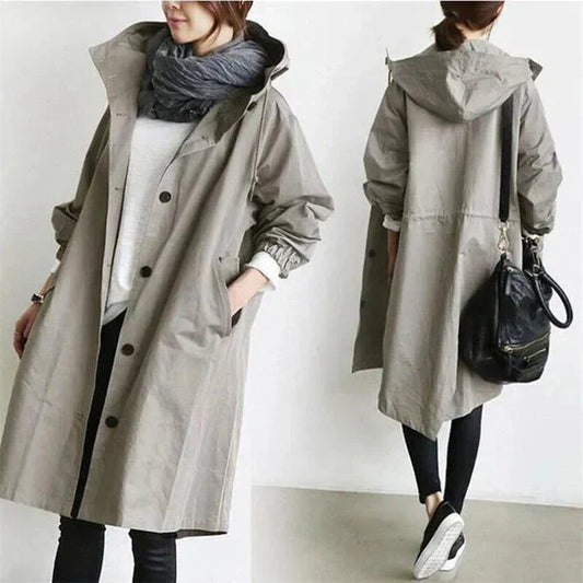 Solara™ Elegante Autumn Trench Coat